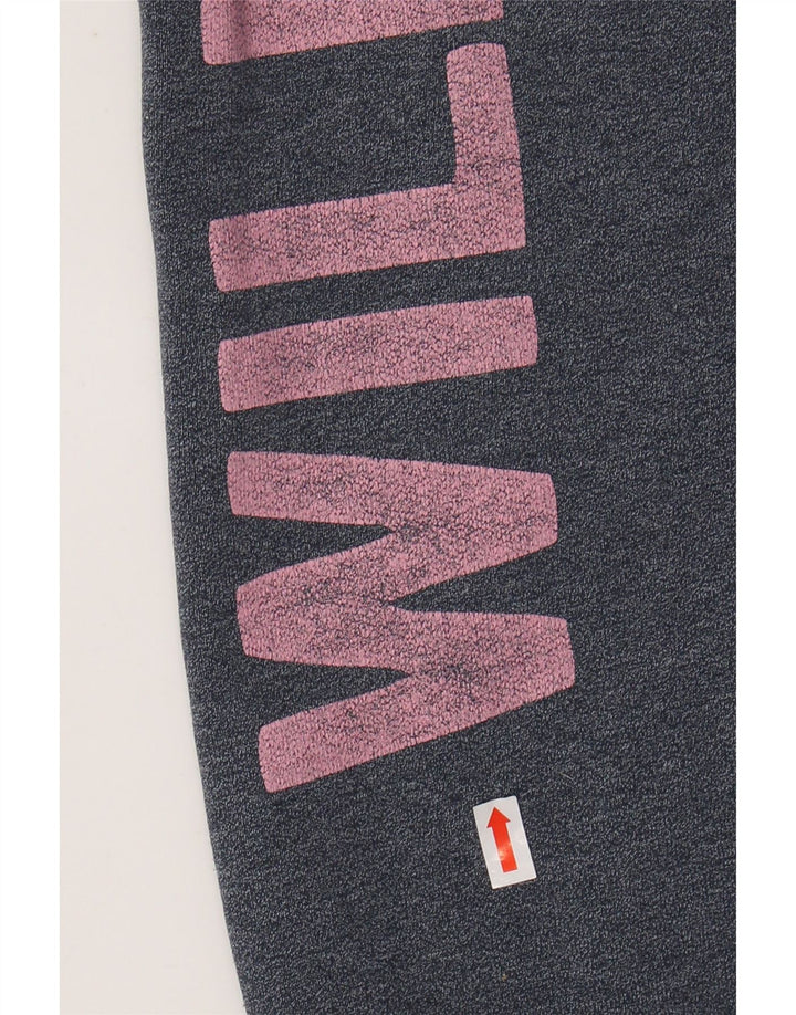 Damskie spodnie dresowe JACK WILLS Graphic Joggers UK 8, małe, granatowe