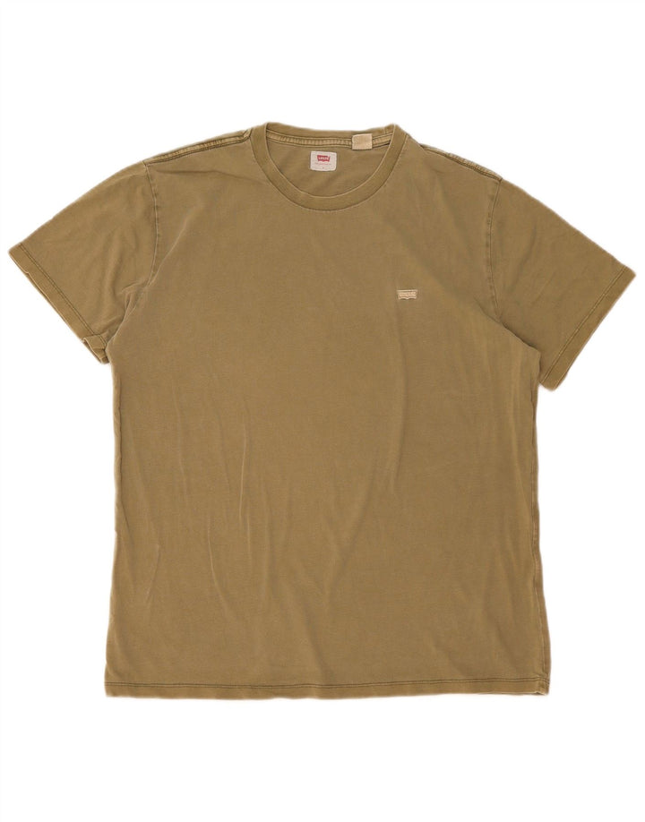 Męski T-shirt LEVI'S, duży, khaki