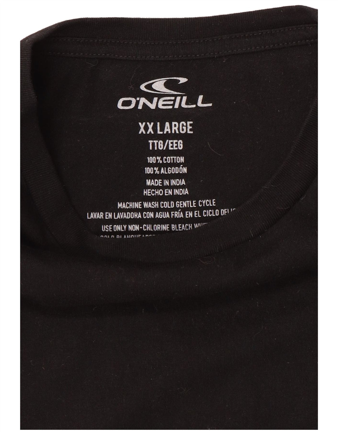 Męski T-shirt z grafiką O'Neill, 2XL, czarna bawełna