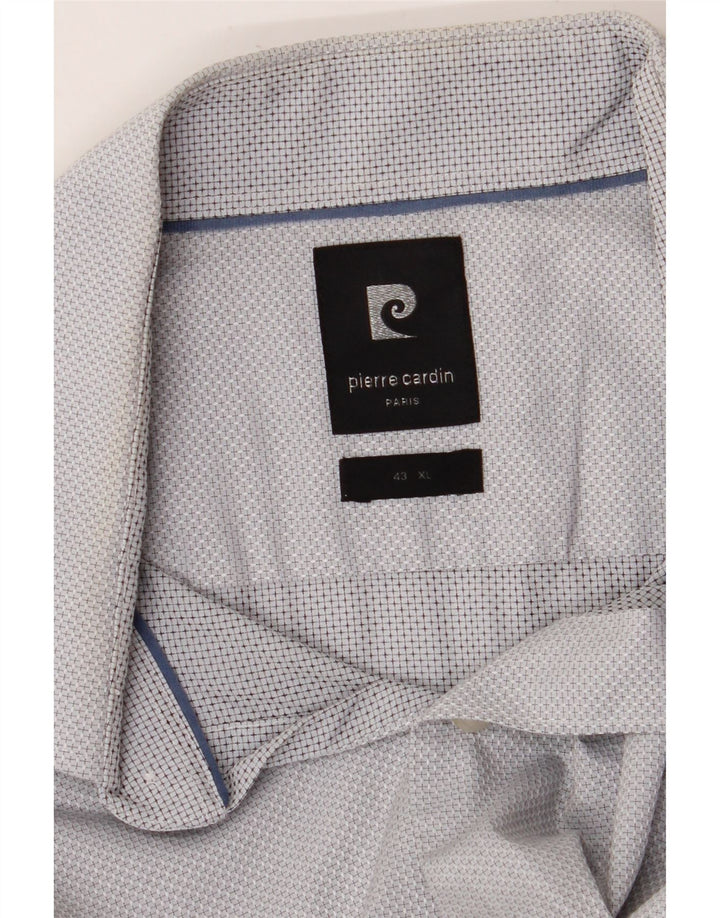 Koszula męska PIERRE CARDIN rozmiar 43 XL w niebieskie cętki