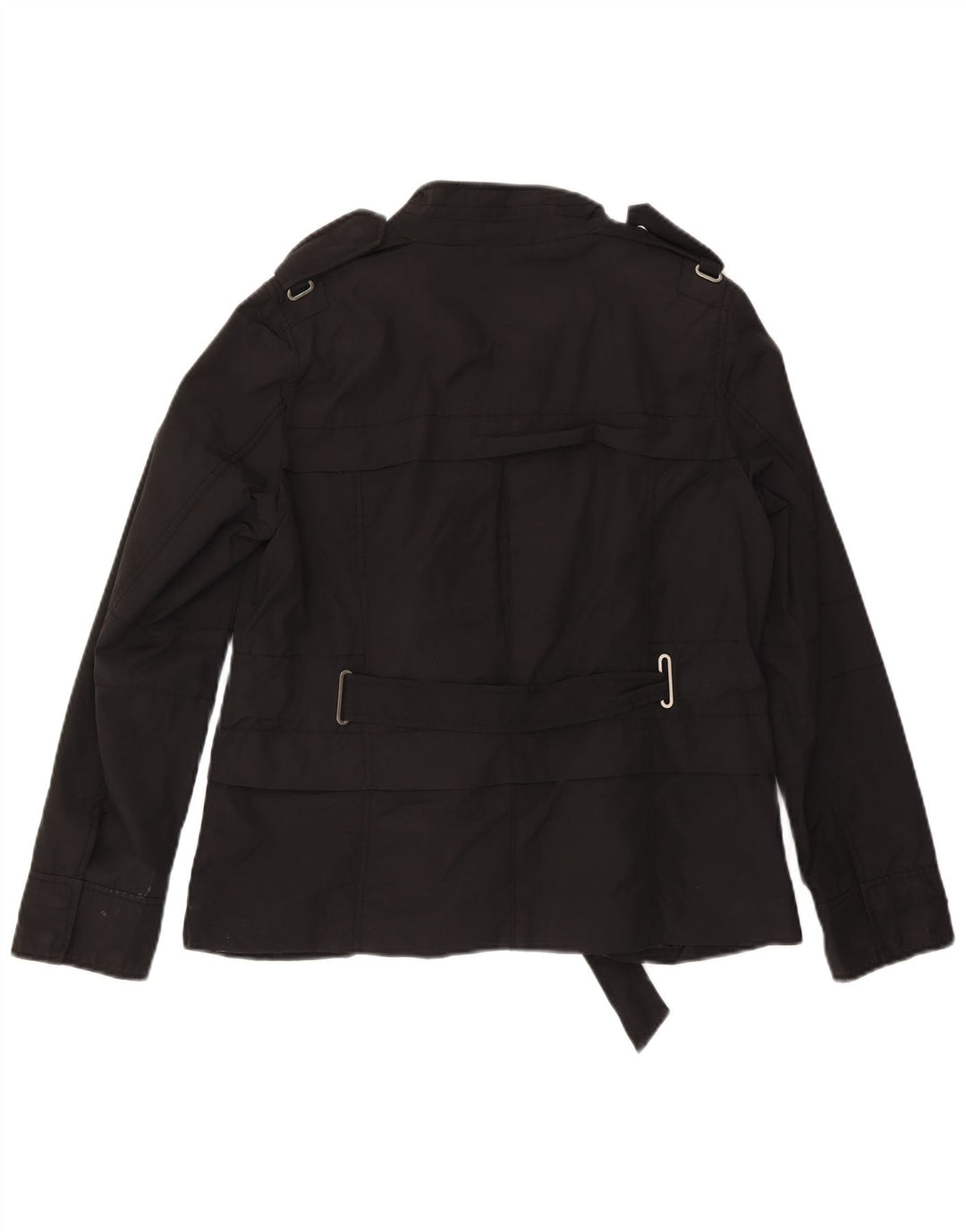 Damska kurtka wojskowa Zara UK 18 XL, czarna, bawełniana