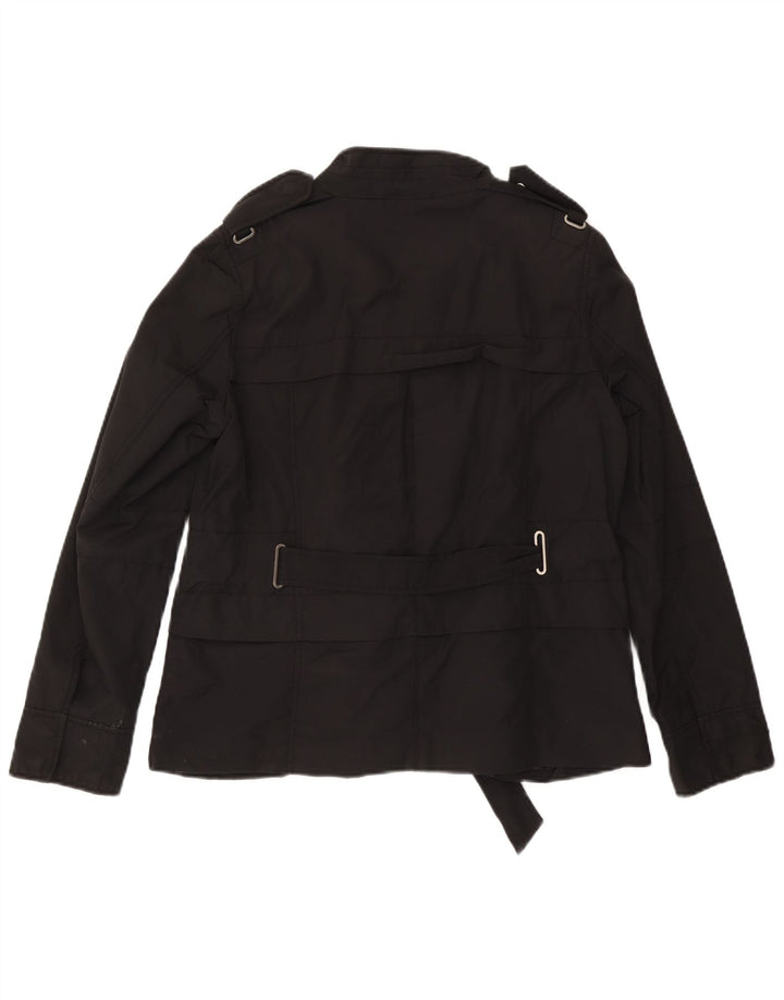 Damska kurtka wojskowa Zara UK 18 XL, czarna, bawełniana