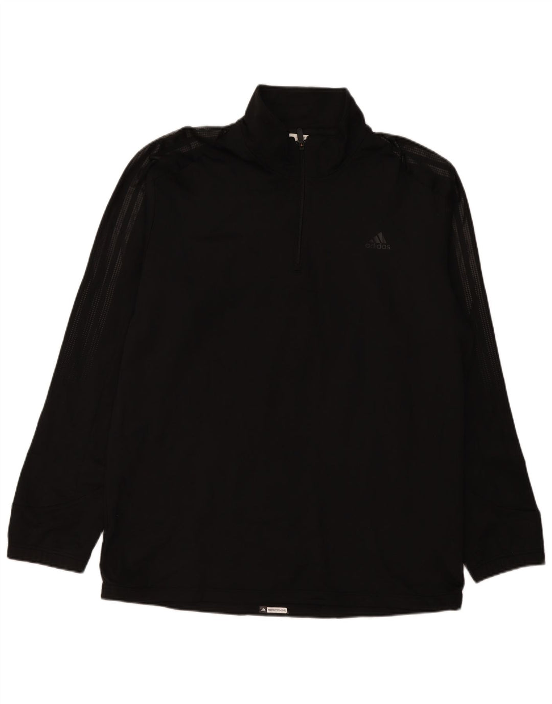 Męska bluza ADIDAS Climawarm z zamkiem pod szyją, XL, czarny poliester