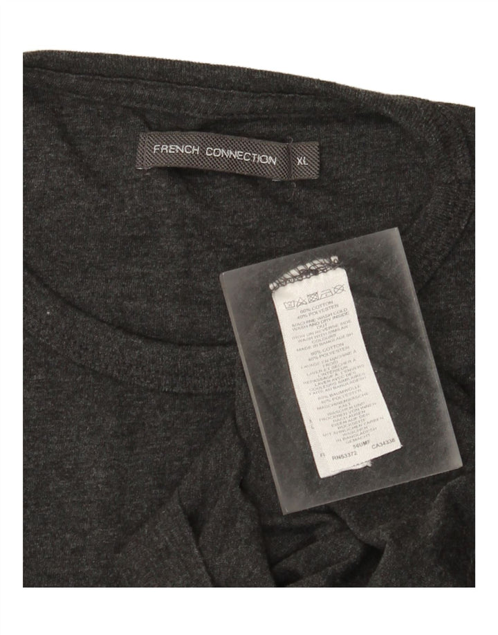 T-shirt męski French Connection Top XL, szara bawełna