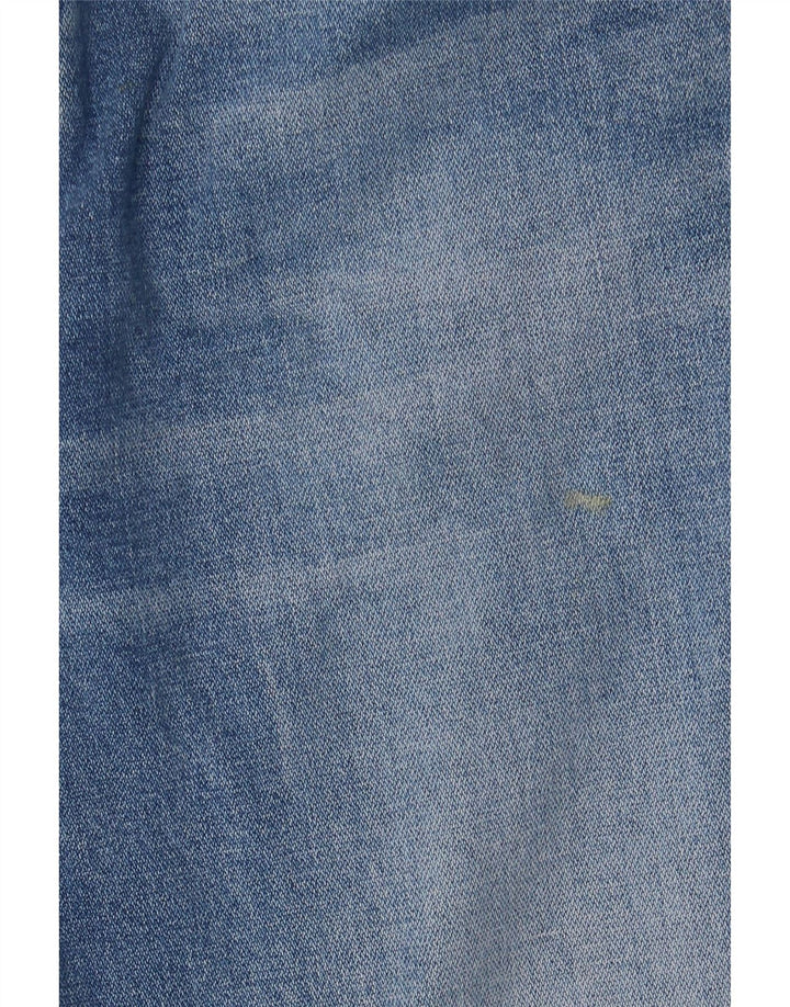 Wrangler Męskie proste dżinsy W33 L32 Niebieskie bawełniane