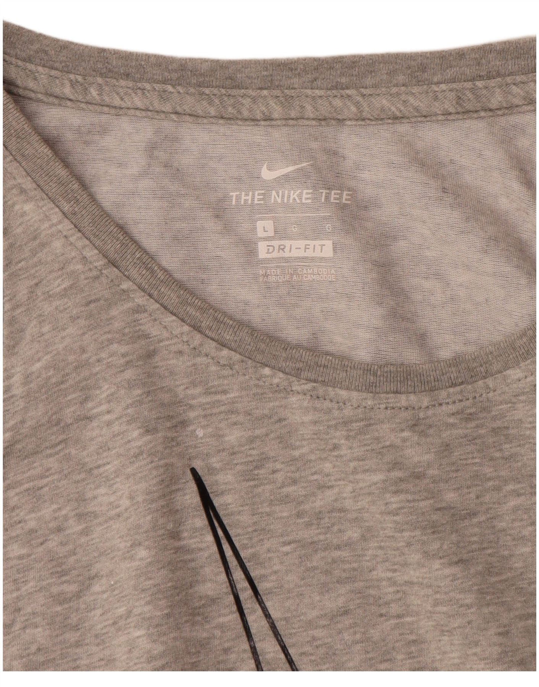 Męska kamizelka z grafiką Nike Dri Fit, duża, szara, bawełniana