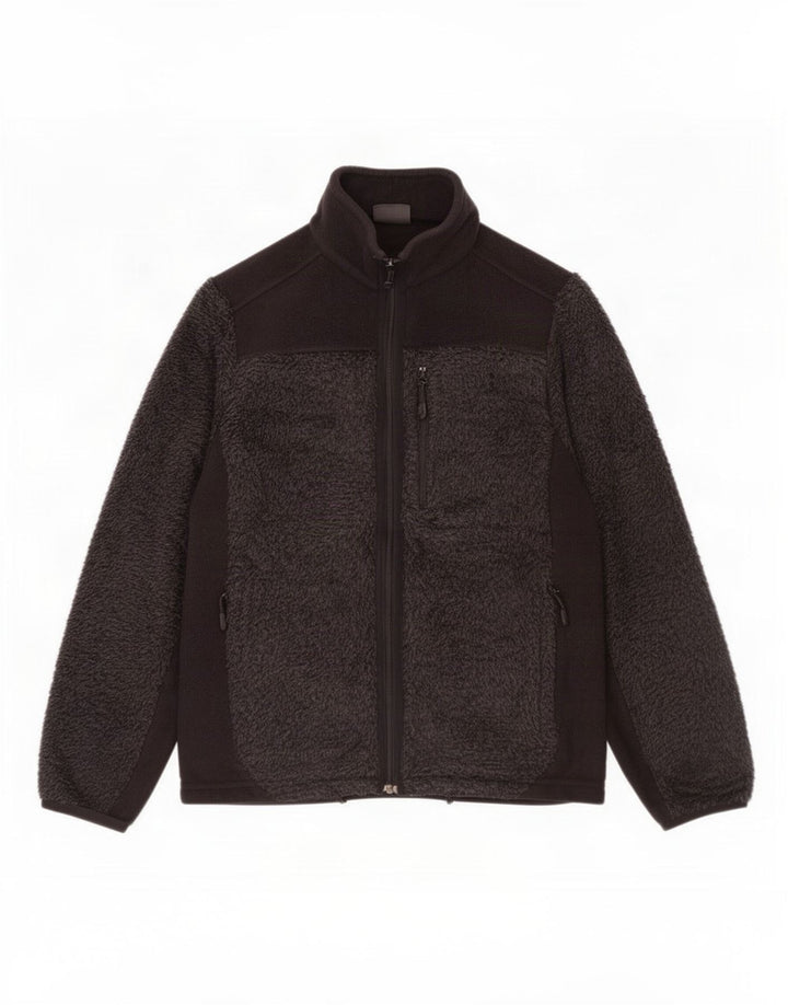 Męska kurtka polarowa Jack Wolfskin UK 38, mała, czarna, poliester