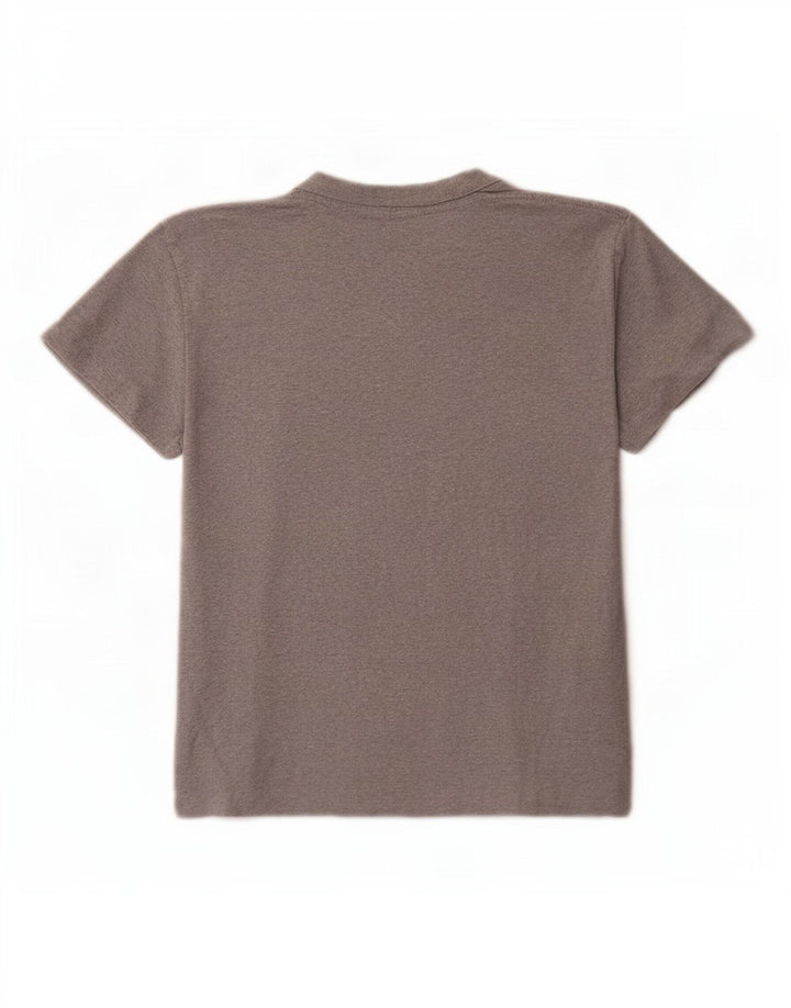 Męski T-shirt Champion z grafiką, mały, szary, bawełniany