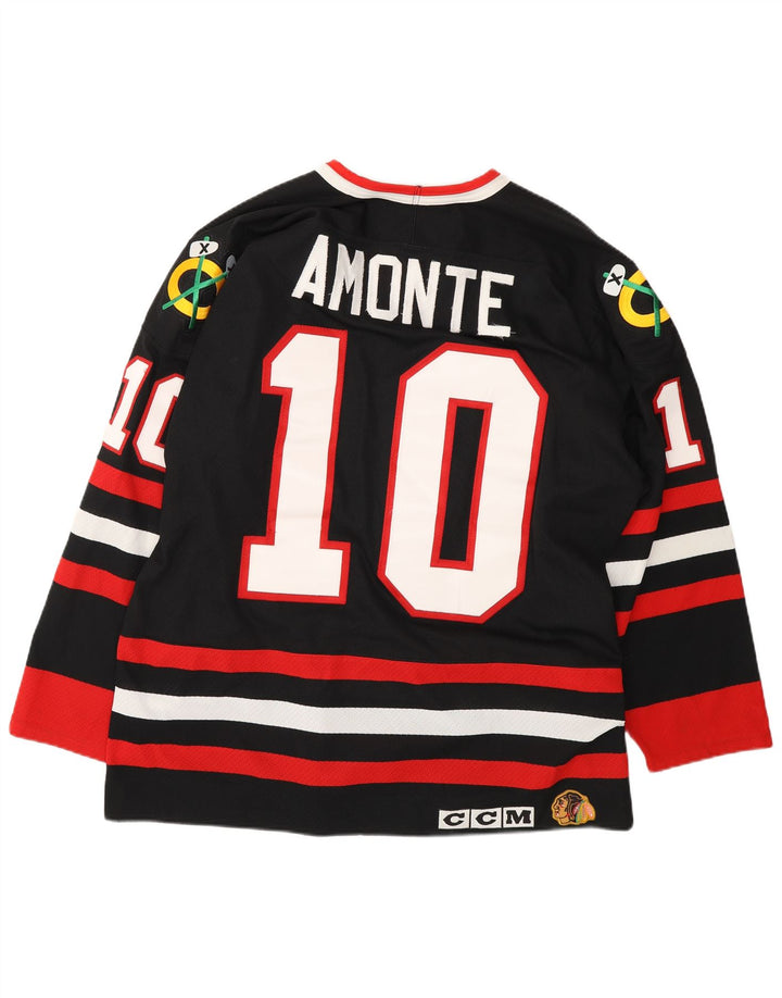 Koszulka męska CCM NHL Chicago Blachawks Tonny Amonte 10, duża, czarna