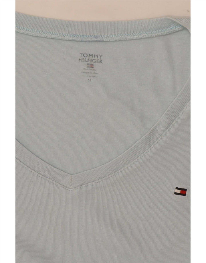 T-shirt damski Tommy Hilfiger Top UK 12 średni niebieski
