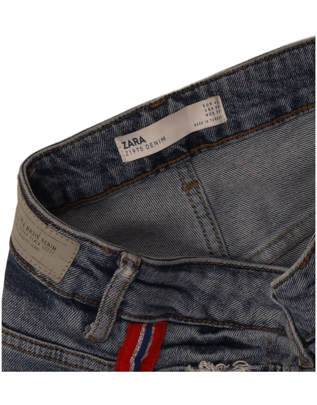 Damskie jeansy skinny Zara EU 40 Medium W30 L28 Niebieskie