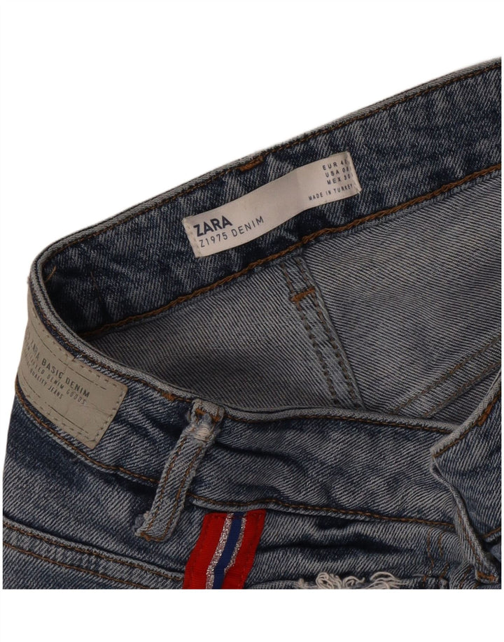 Damskie jeansy skinny Zara EU 40 Medium W30 L28 Niebieskie