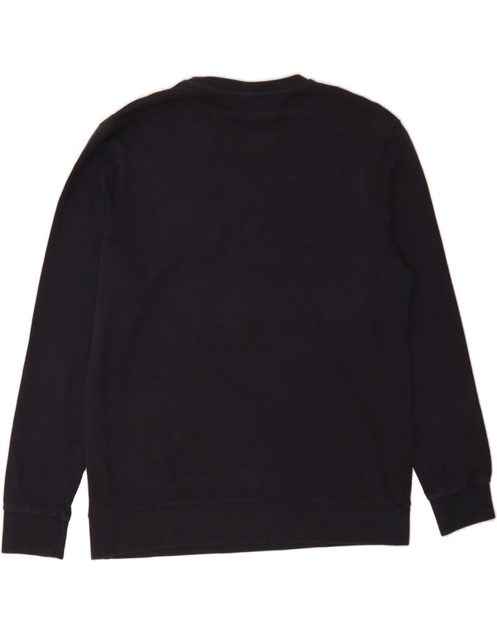JACK & JONES Mens Sweatshirt Jumper XL Navy Blue Cotton Vintage Jack & Jones and Second-Hand Jack & Jones from Messina Hembry 