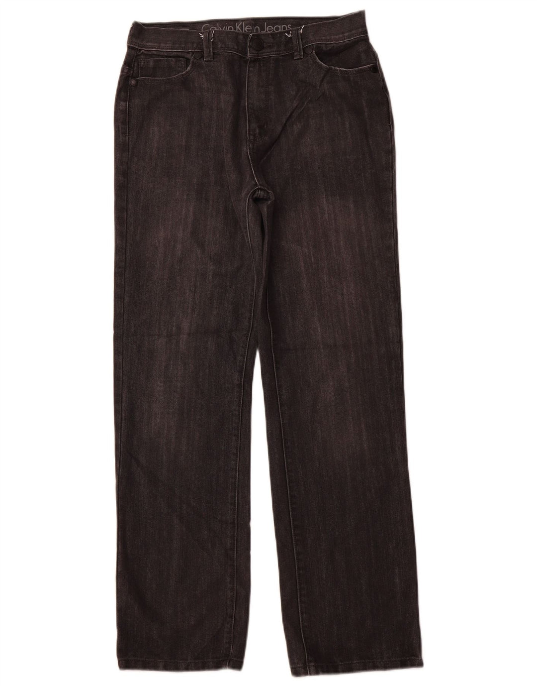 Dżinsy CALVIN KLEIN Dziewczęce Rebel Straight Jeans 15-16 lat W30 L29 Czarny Klasyczny