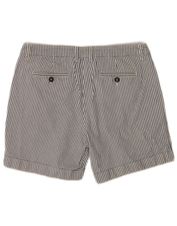 Damskie spodenki Chino Boden UK 12 Medium W30 Niebieskie bawełniane w prążki