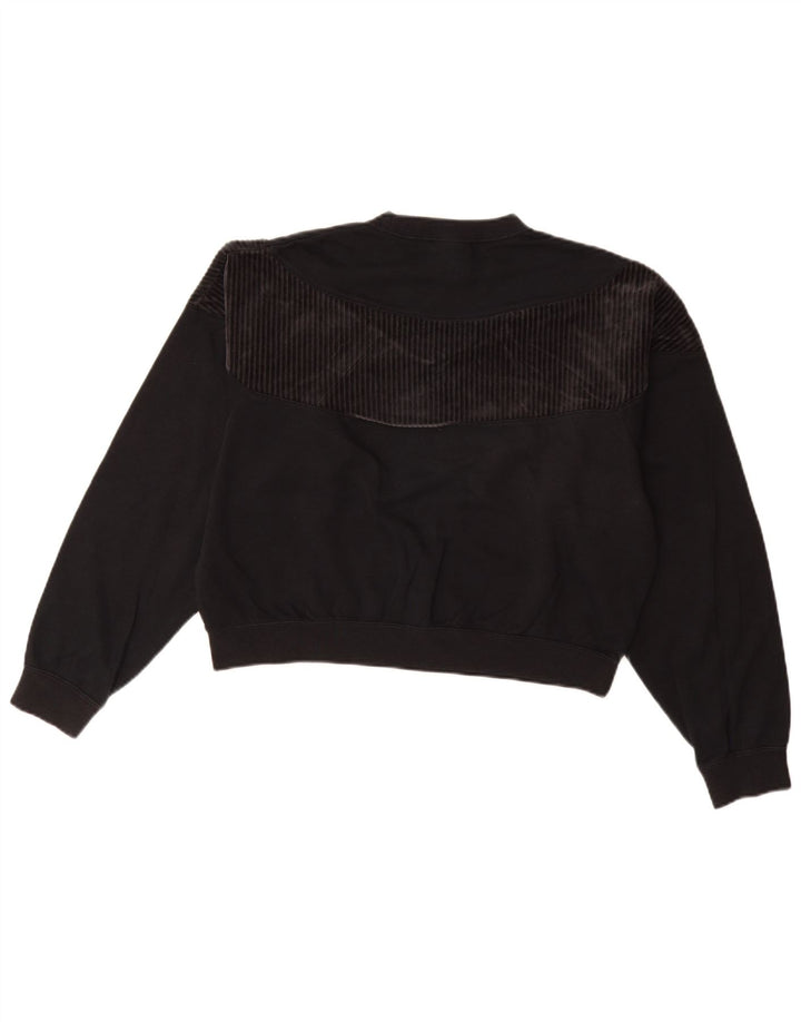 Damski sweter oversize NIKE UK 10, mały, czarny, bawełniany