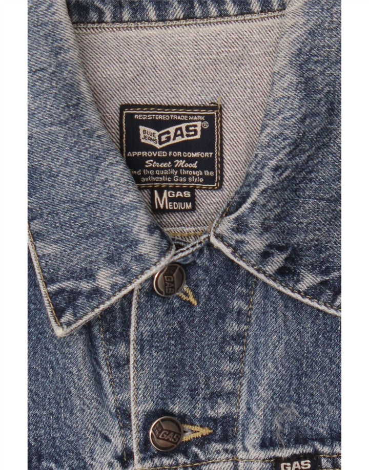 Gas Męska kurtka dżinsowa UK 38 Medium Blue