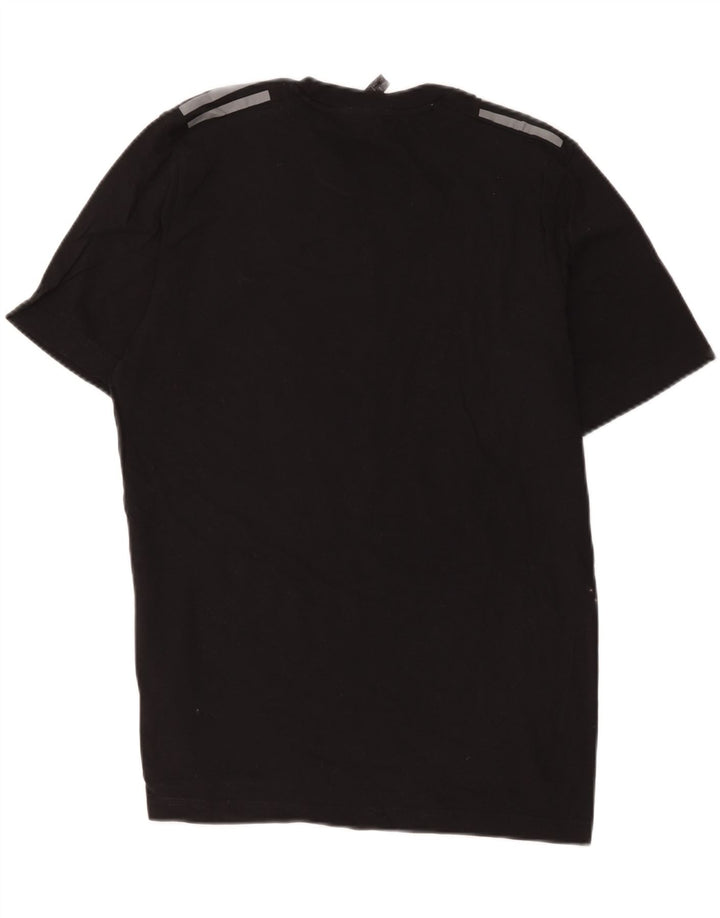 Adidas Męski T-shirt Top Średni Czarny Bawełniany