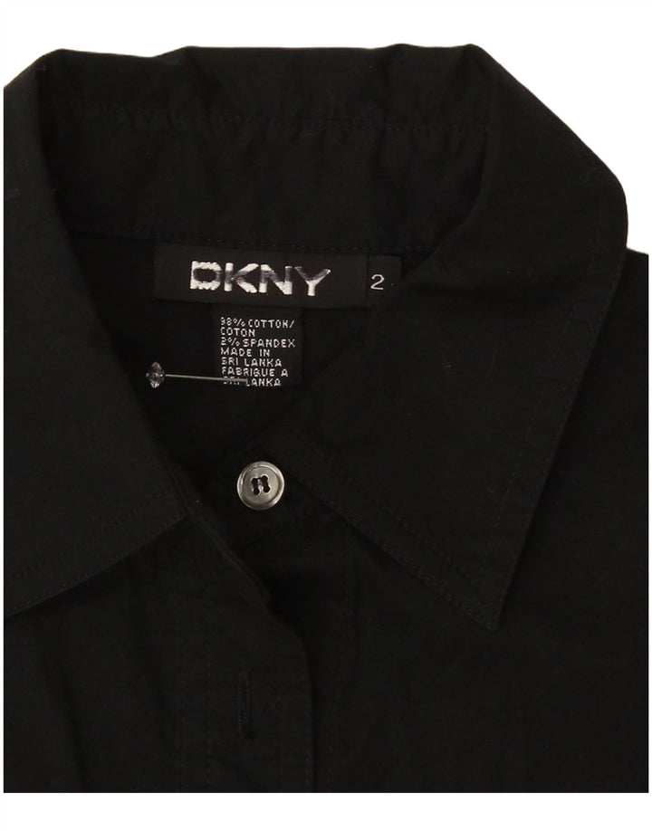 Koszula damska Dkny US 2 XS Czarna bawełniana