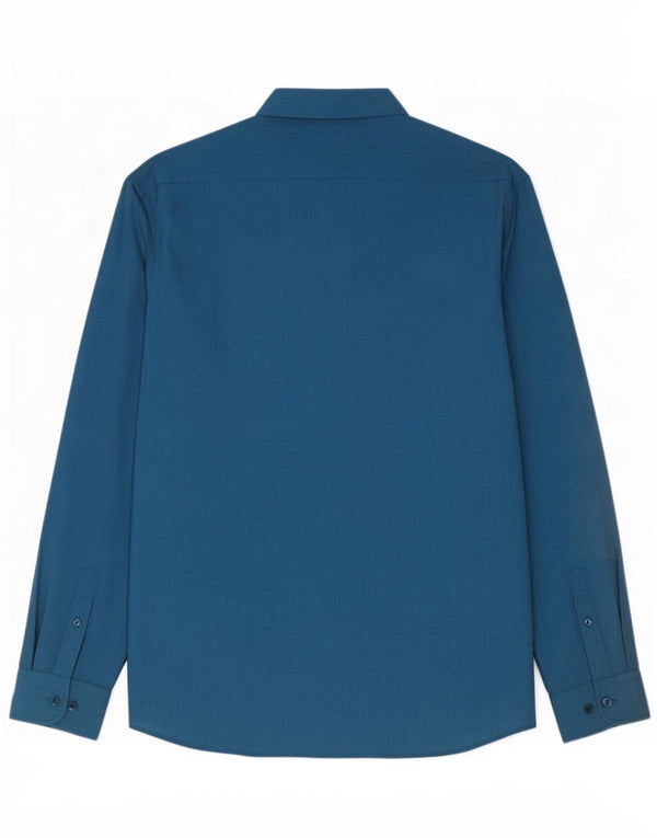Koszula męska Pierre Cardin Slim Fit XL, niebieska, bawełniana