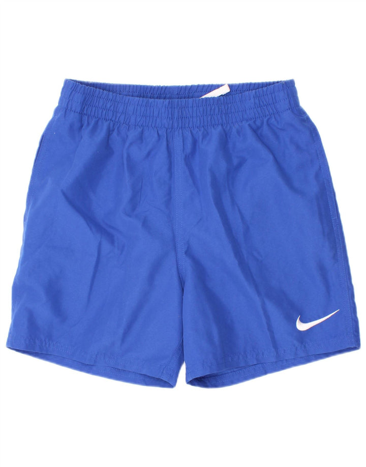 Chłopięce spodenki sportowe Nike 12-13 lat, duże, niebieskie, poliestrowe