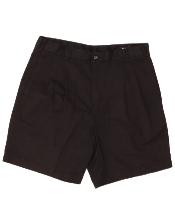 Męskie szorty Chino Izod W36, duże, czarne, poliestrowe