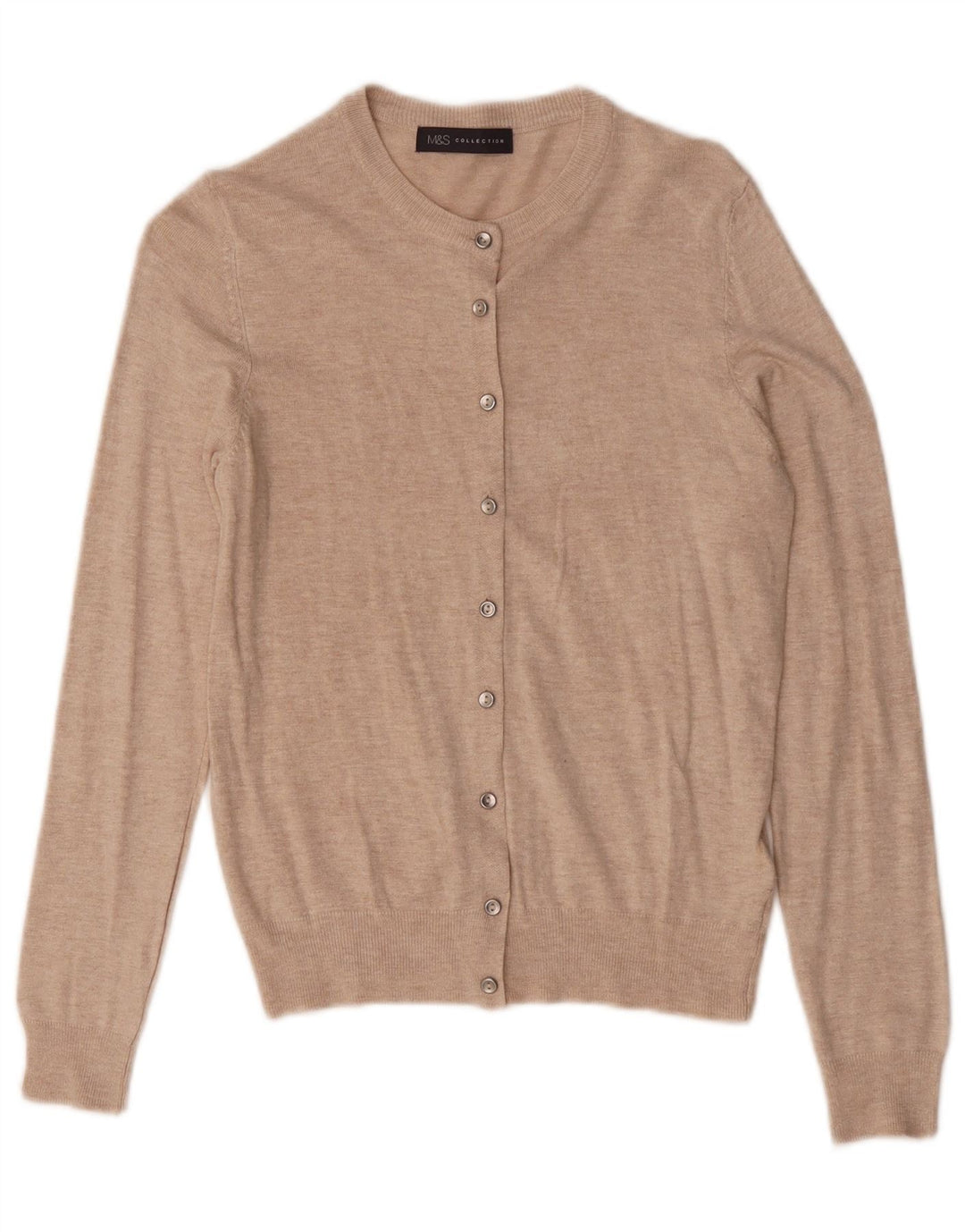 Sweter damski Marks & Spencer Crop Cardigan UK 12, średni, różowy, nakrapiany