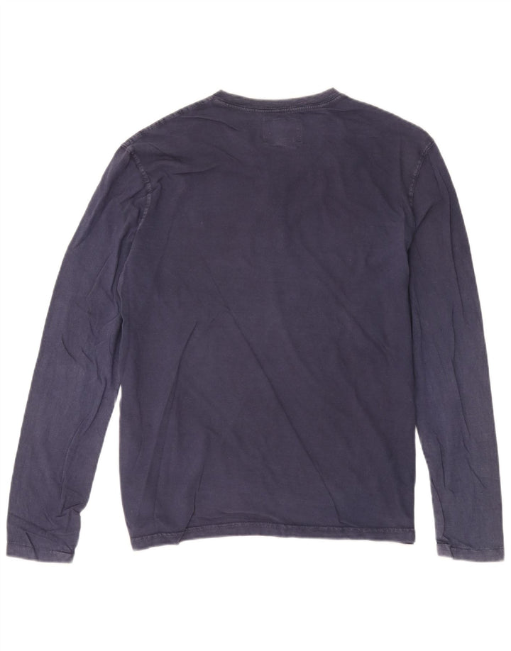 Koszulka męska Polo Ralph Lauren z długim rękawem, średnia, granatowa, bawełniana