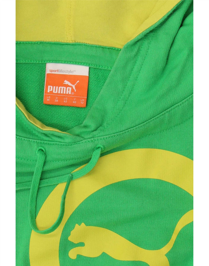Damska bluza z kapturem Puma Graphic UK 12 Medium Green