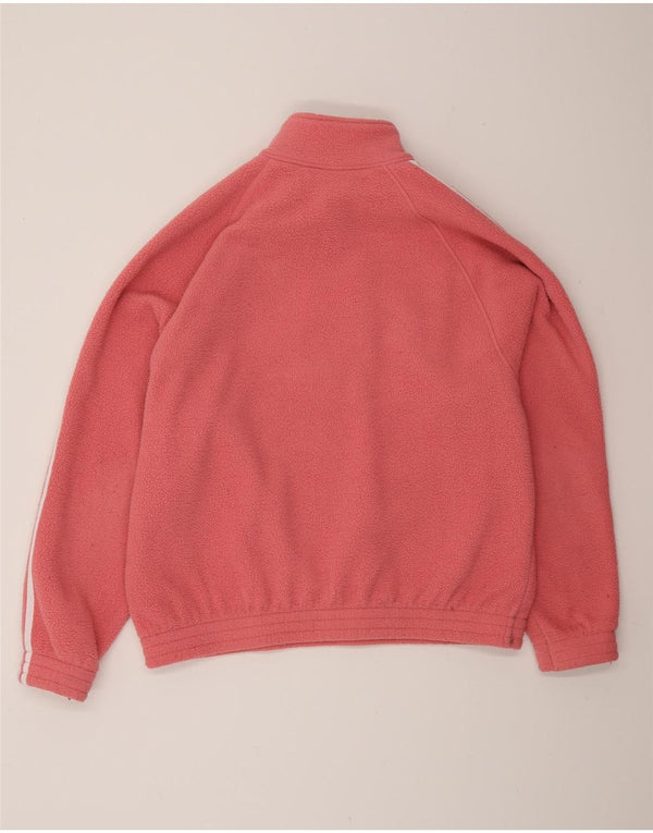 Adidas Damska bluza polarowa Primegreen Oversize z zamkiem błyskawicznym UK 8 Small Pink