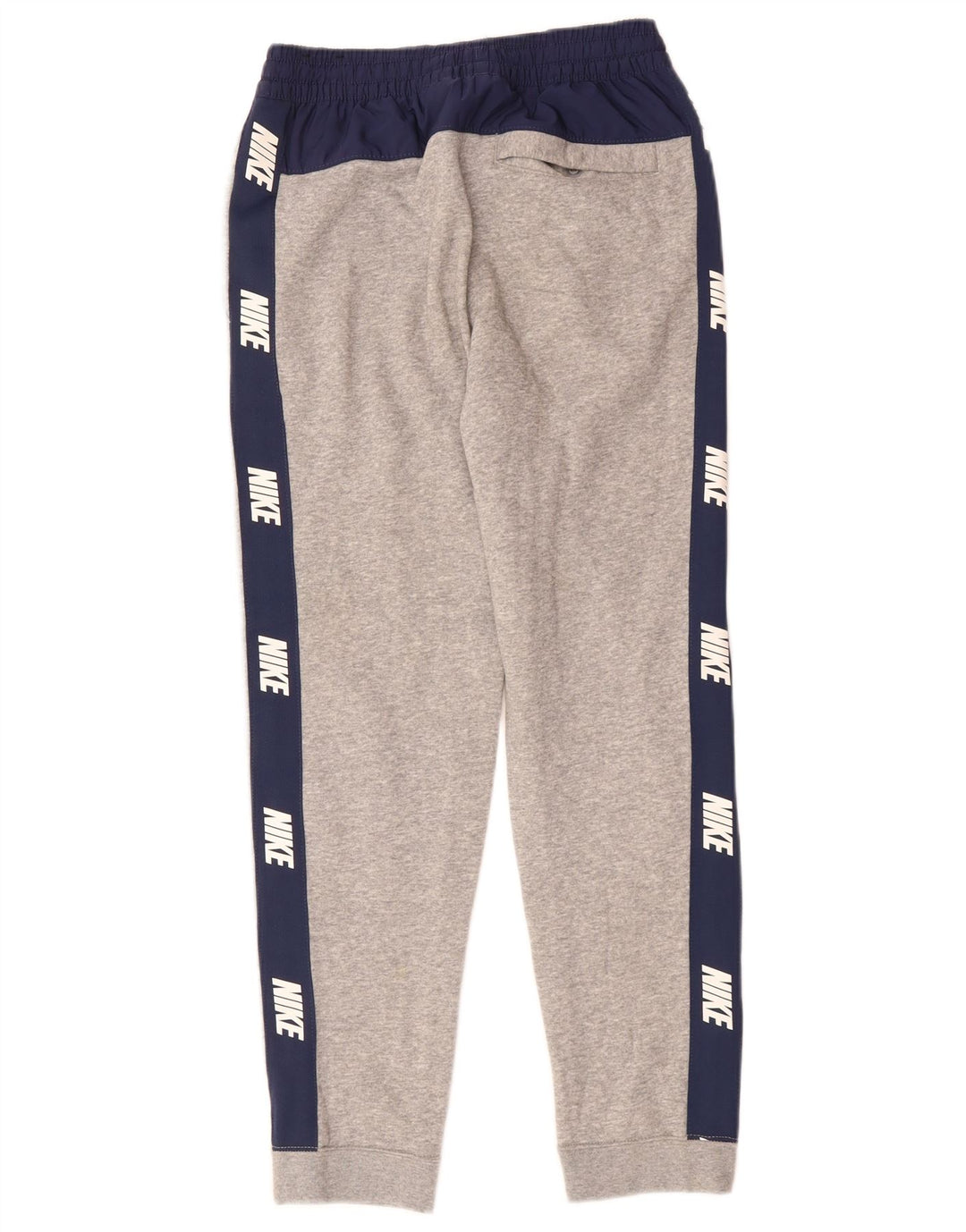 Chłopięce spodnie dresowe NIKE Joggery 12-13 lat, duże, szare, z blokami kolorów