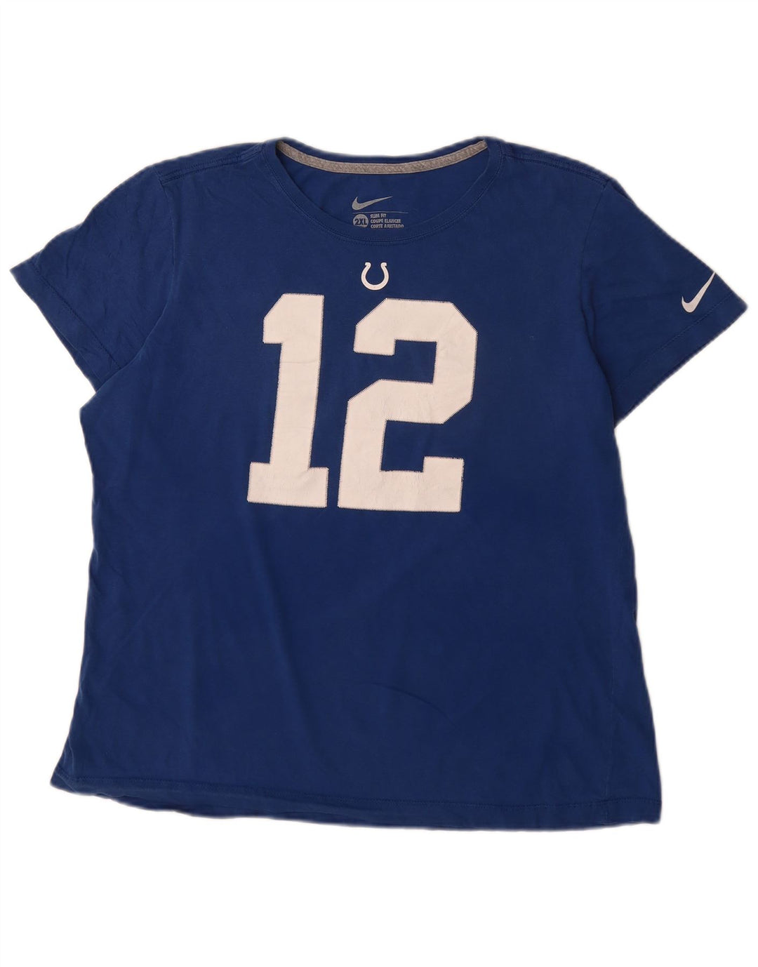 Damska koszulka NIKE Indianapolis Colts Slim Fit Graphic Top UK 20 2XL niebieska