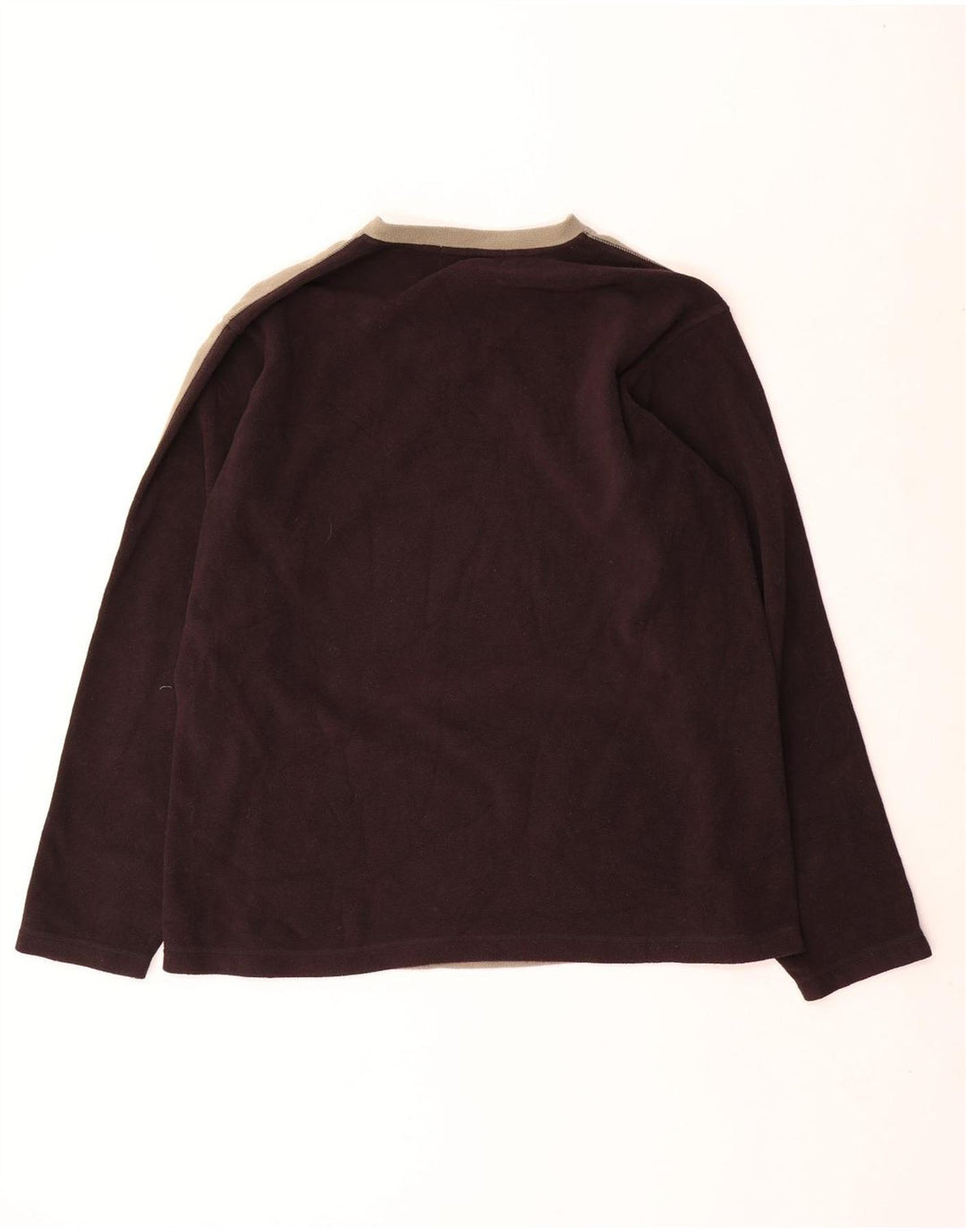 Damski sweter polarowy Fila UK 18 XL Szary poliester z blokami kolorów