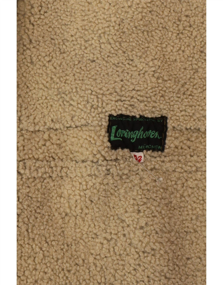 Loringhoven Męski dwurzędowy płaszcz skórzany IT 52 XL Zielony