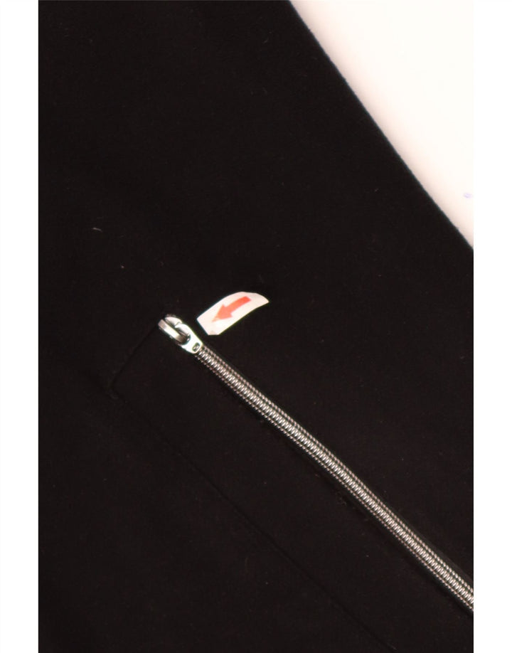 Płaszcz męski Bugatti UK 44 2XL Czarna dziewicza wełna