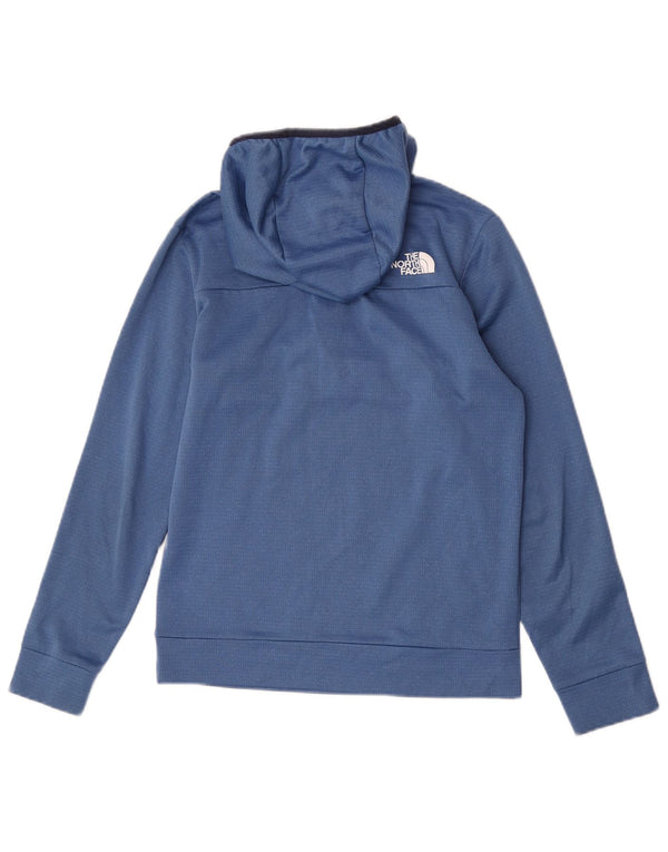 Chłopięcy sweter z kapturem The North Face z grafiką 14-15 lat XL, niebieski, blok kolorów