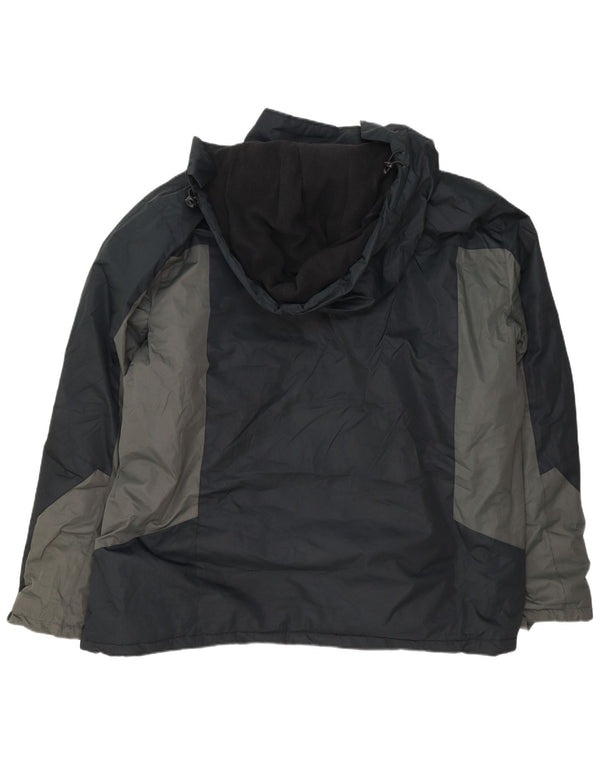 Męska kurtka narciarska z kapturem Mountain Warehouse UK 48 4XL w kolorze czarnym