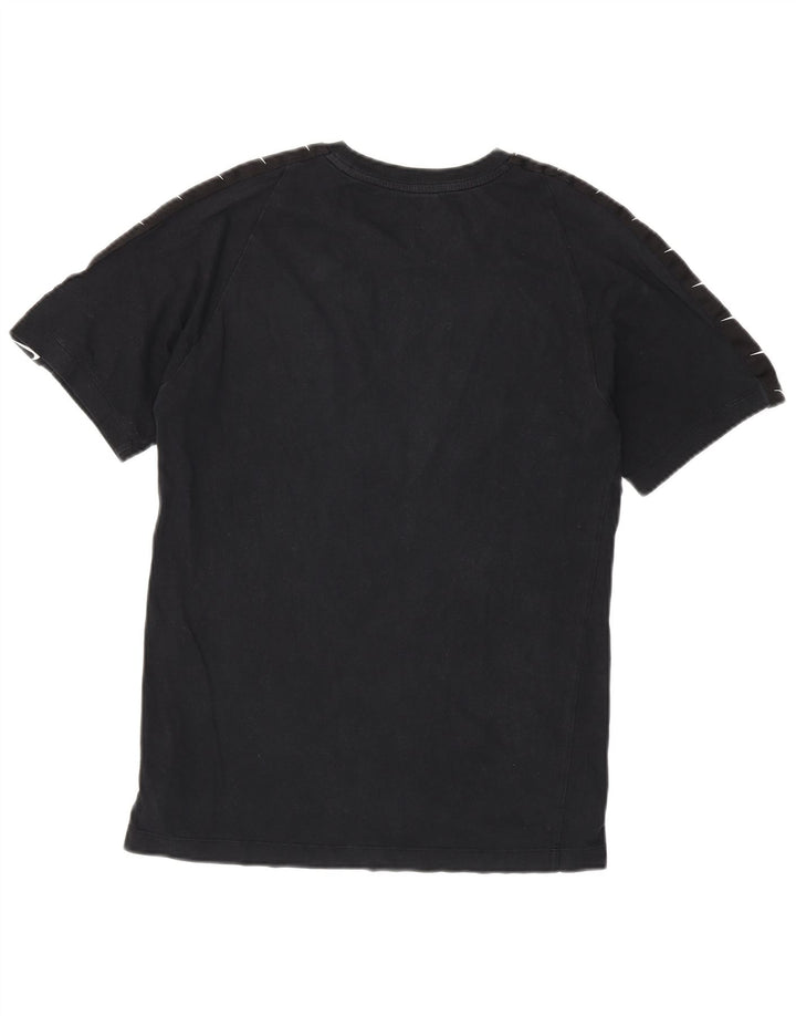 Męski T-shirt z grafiką Nike, mały, czarny, bawełniany