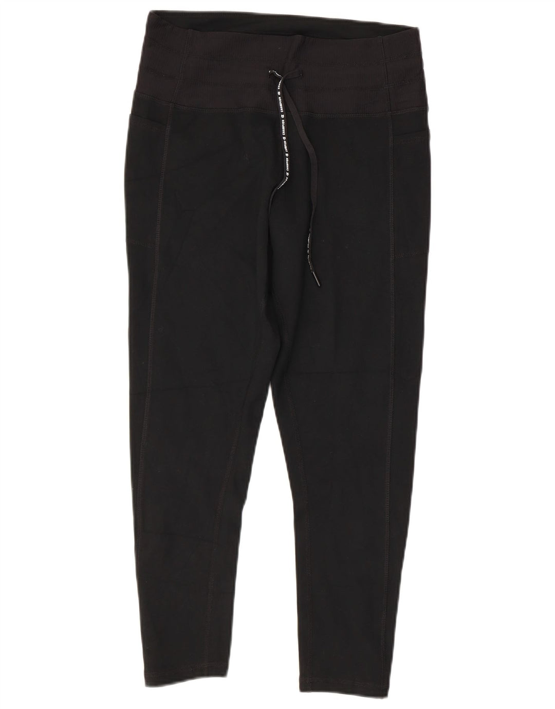 Damskie legginsy Capri CHAMPION UK 14, duże, czarne, poliestrowe