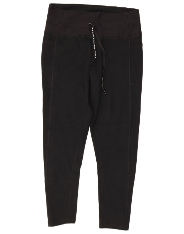 Damskie legginsy Capri CHAMPION UK 14, duże, czarne, poliestrowe