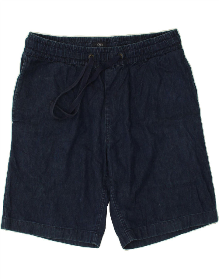J. CREW Womens Denim Shorts Medium W30  Navy Blue Cotton | Vintage J. Crew | Thrift | Second-Hand J. Crew | Used Clothing | Messina Hembry 