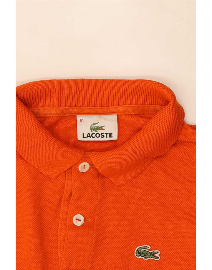 Chłopięca koszulka polo Lacoste 9-10 lat Pomarańczowa