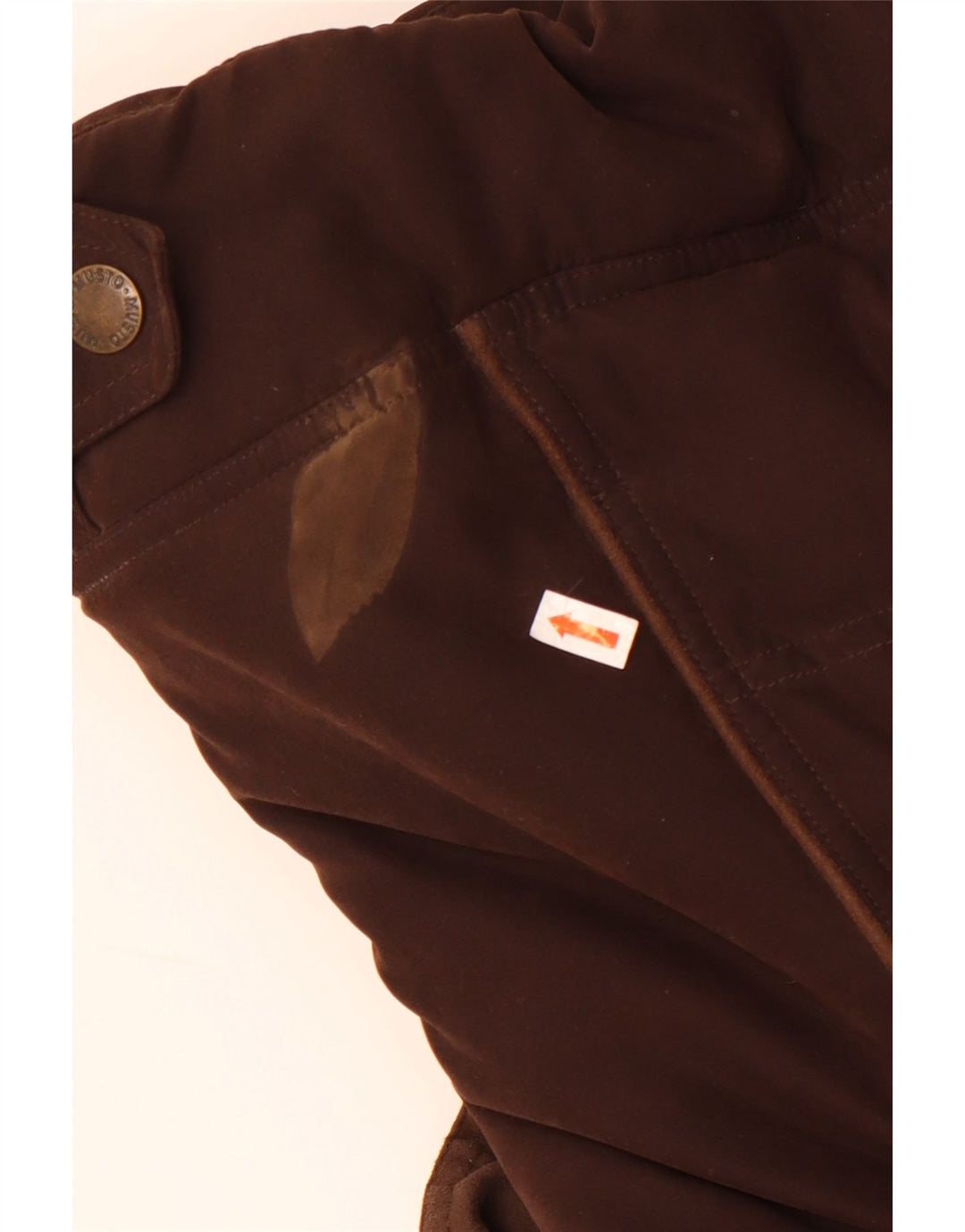 Damska wyściełana kamizelka Musto UK 16, duża, brązowa, poliester