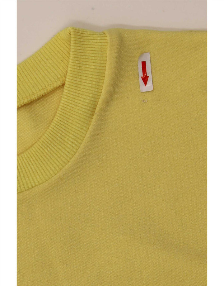 Bluza męska w stylu vintage, mała, żółta, z blokami kolorów