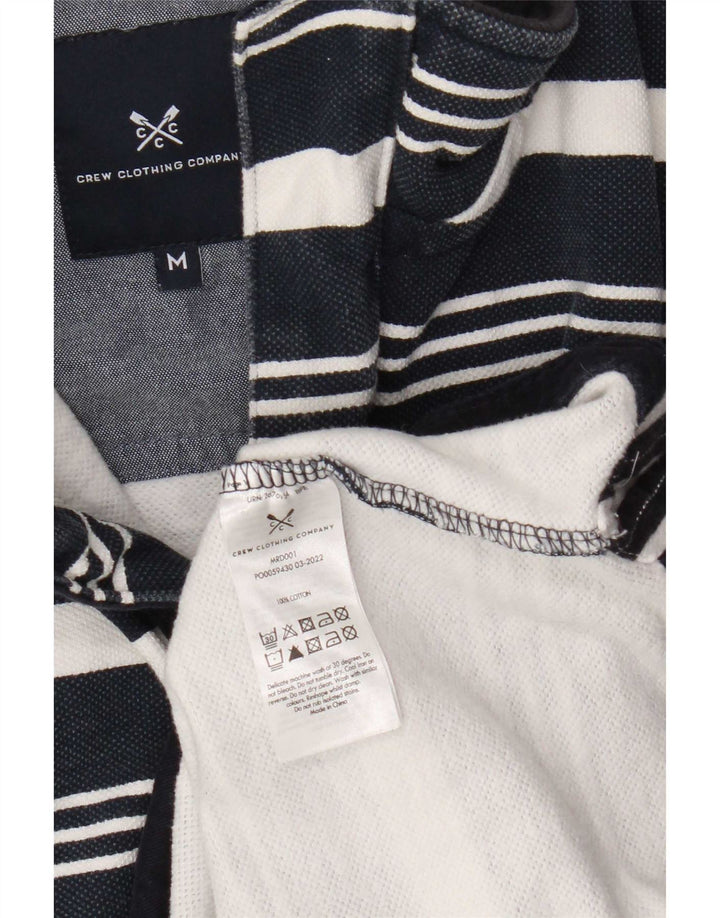 Crew Clothing Męska bluza z zamkiem błyskawicznym i średnim granatem w paski