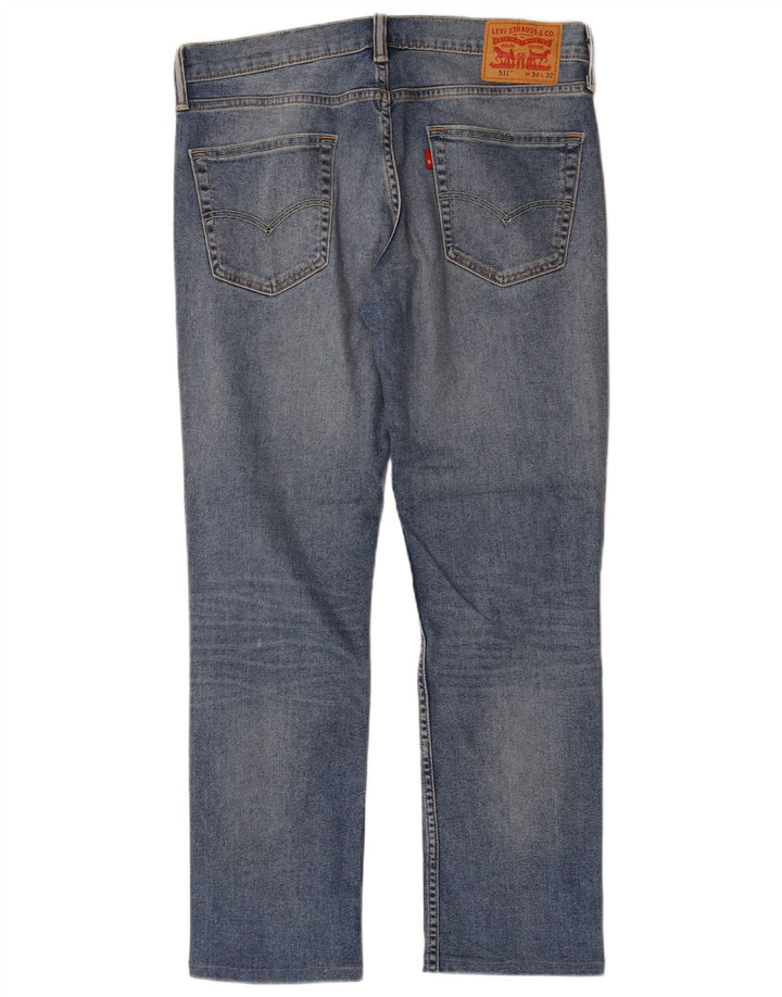 Męskie jeansy Levi's 511 Slim W34 L29 Niebieskie