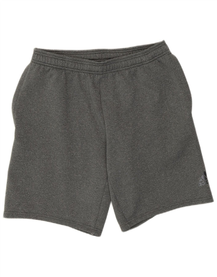 Męskie spodenki sportowe Adidas Climalite, średnioszary, poliestrowy