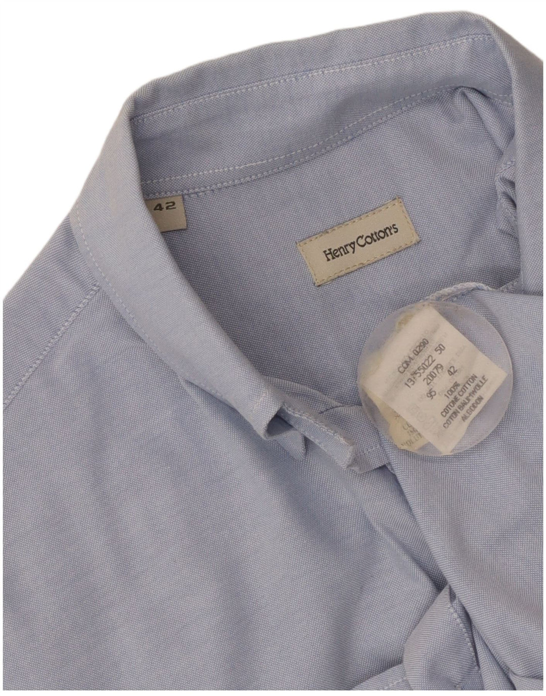 Koszula damska Henry Cottons z rękawem 3/4 IT 42, średnia niebieska bawełna