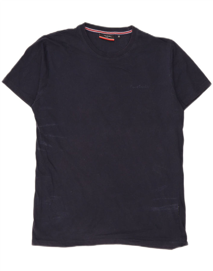 T-shirt męski Pierre Cardin, średni, granatowy, bawełniany