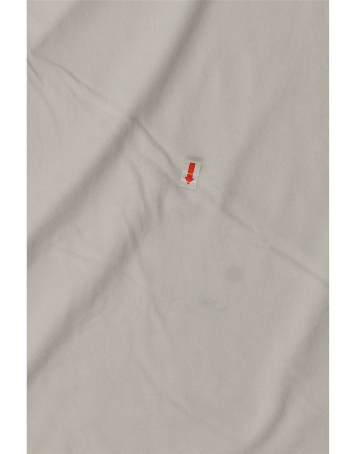 Męska koszulka Reebok z grafiką, duża, biała, bawełniana